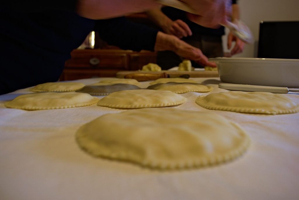 Seadas Sardinië typisch gerecht