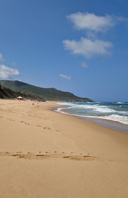Mooi zandstrand op Sardinië