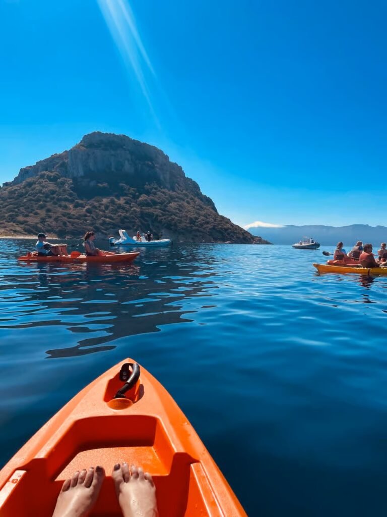 Dolfijnen kayak Sardinië