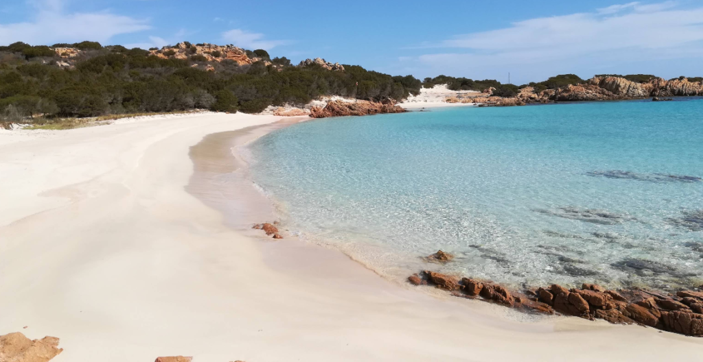 Spiaggia Rosa bijzonder strand Sardinië