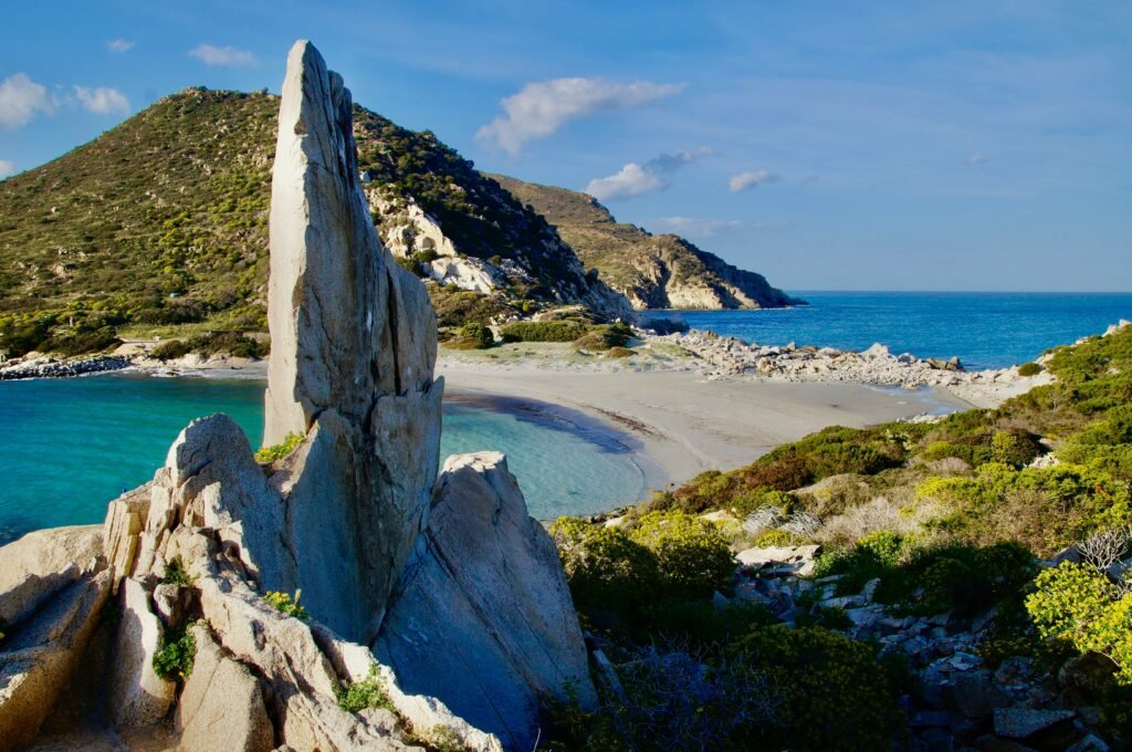 Strand zuid-sardinië Punta Molentis Villasimius