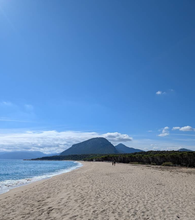 Groot zandstrand Oost-Sardinië makkelijk bereikbaar