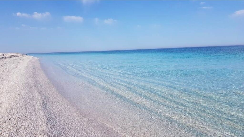 Stranden westkust oristano Sardinië