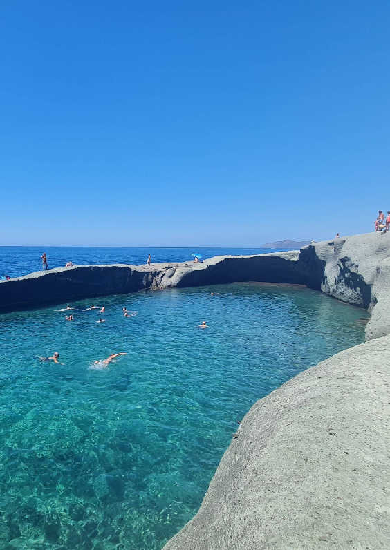 Natuurlijk zwembad West-Sardinië Alghero
