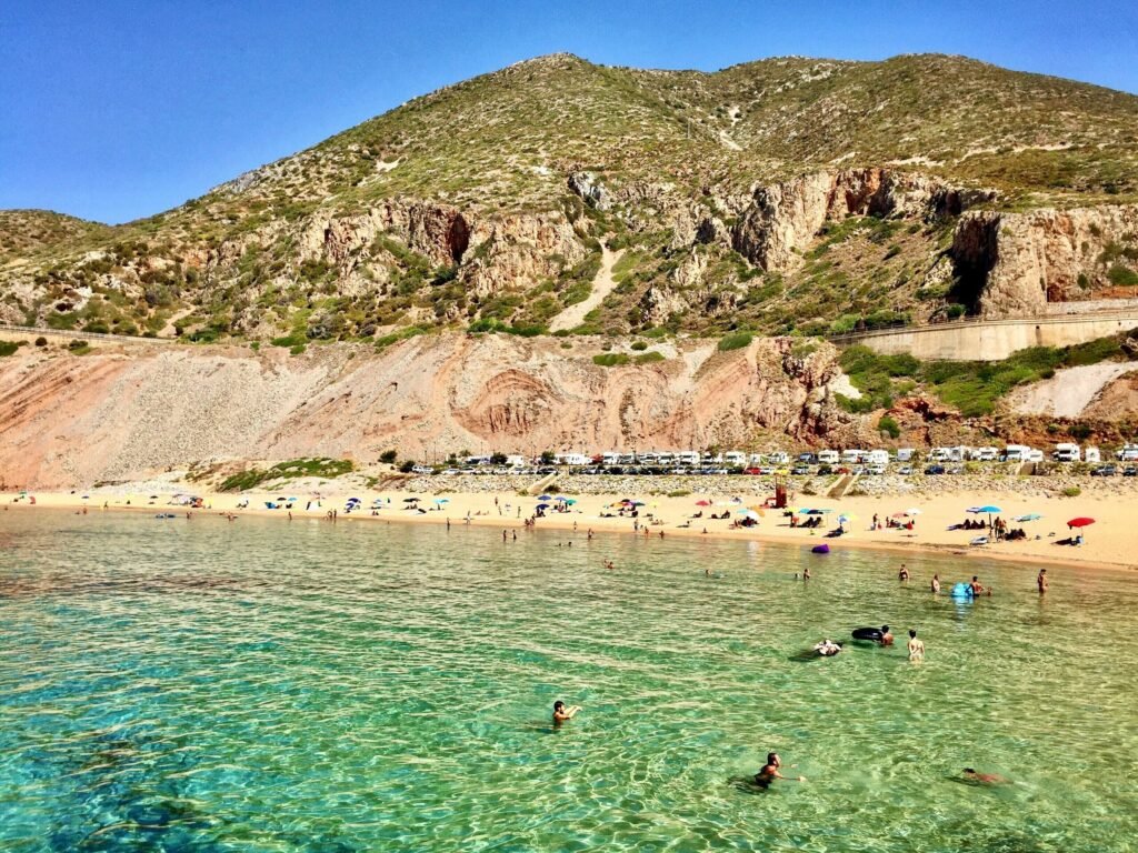 strand buggerru west sardinie