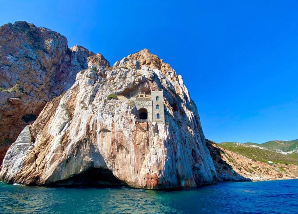 Porto Flavia Buggeru wat te doen zuid-sardinië