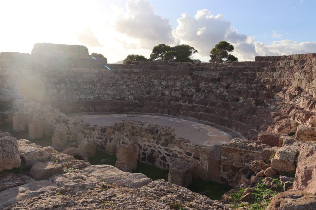 Romeins theater Nora Sardinië