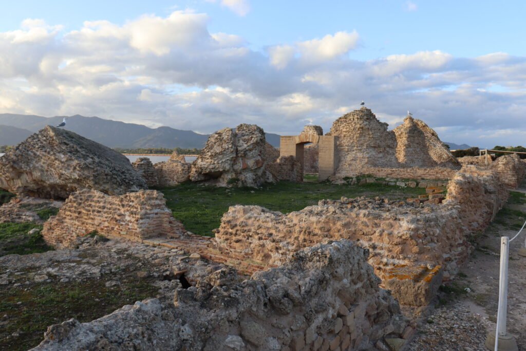 Nora archeologische site Sardinië Chia Zuid-Sardinië